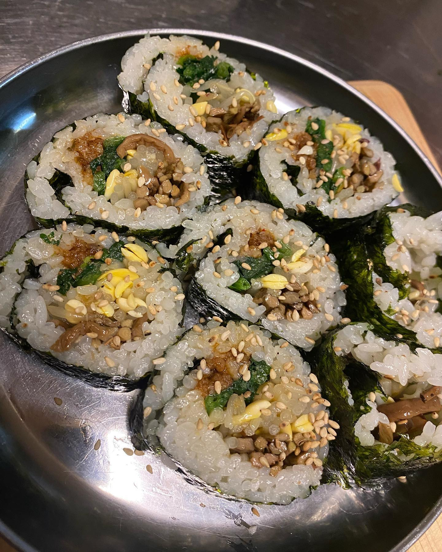 2月のイベント出店のためキンパ試作中。