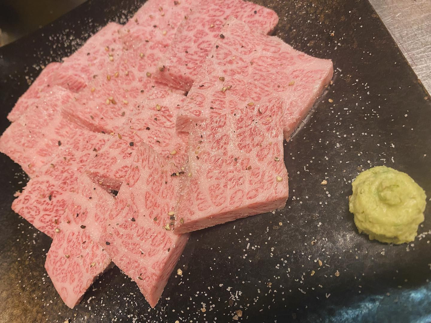 黒毛和牛上カルビ😋